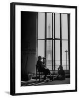 Parisian Cleaning Women Eating Lunch by a Window-Yale Joel-Framed Photographic Print