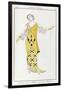 Parisian Clothing: Dione-Drawing by Bakst Executed by Paquin, 1913-Leon Bakst-Framed Giclee Print