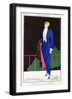 Parisian Clothing: New Frock Coat by Kriegk, 1913-Charles Martin-Framed Giclee Print