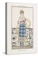 Parisian Costume Illustration-null-Stretched Canvas