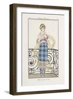 Parisian Costume Illustration-null-Framed Art Print