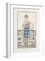 Parisian Costume Illustration-null-Framed Art Print