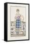 Parisian Costume Illustration-null-Framed Stretched Canvas