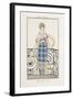 Parisian Costume Illustration-null-Framed Art Print