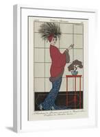 Parisian Costume Illustration-null-Framed Art Print