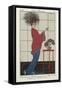 Parisian Costume Illustration-null-Framed Stretched Canvas