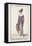 Parisian Costume Illustration-null-Framed Stretched Canvas