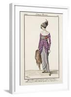 Parisian Costume Illustration-null-Framed Art Print