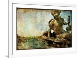 Parisian Details Series -Vintage Card-Maugli-l-Framed Art Print