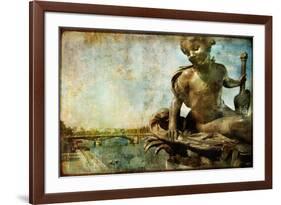 Parisian Details Series -Vintage Card-Maugli-l-Framed Art Print