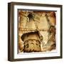 Parisian Details - Toned Picture In Retro Style-Maugli-l-Framed Art Print