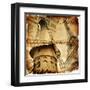 Parisian Details - Toned Picture In Retro Style-Maugli-l-Framed Art Print