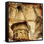 Parisian Details - Toned Picture In Retro Style-Maugli-l-Framed Stretched Canvas