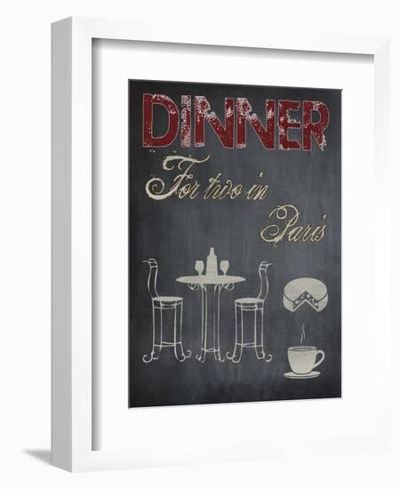 Parisian Dinner-Sheldon Lewis-Framed Art Print