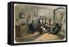 Parisian Evenings, Reading in Concierge-Jean-Baptiste de Champaigne-Framed Stretched Canvas