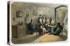 Parisian Evenings, Reading in Concierge-Jean-Baptiste de Champaigne-Stretched Canvas