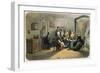 Parisian Evenings, Reading in Concierge-Jean-Baptiste de Champaigne-Framed Giclee Print