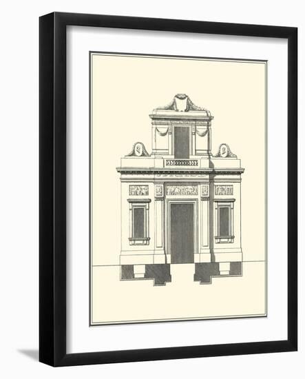 Parisian Facade I-Deneufforge-Framed Art Print