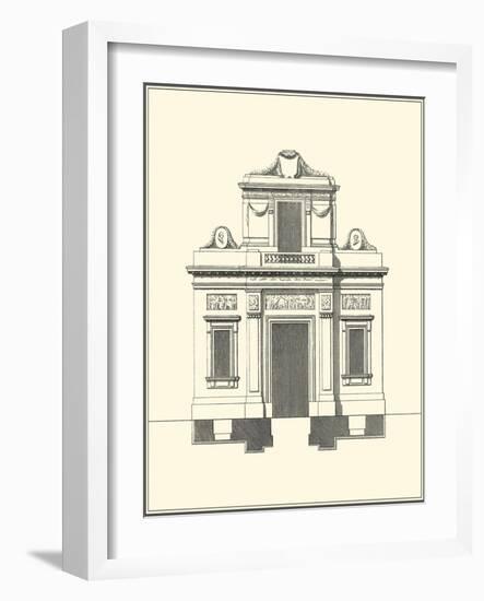 Parisian Facade I-Deneufforge-Framed Art Print