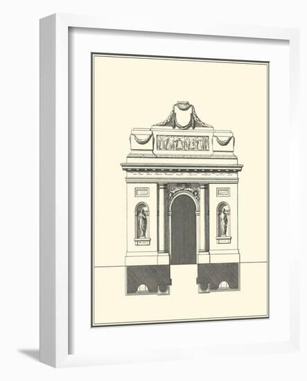 Parisian Facade IV-Deneufforge-Framed Art Print