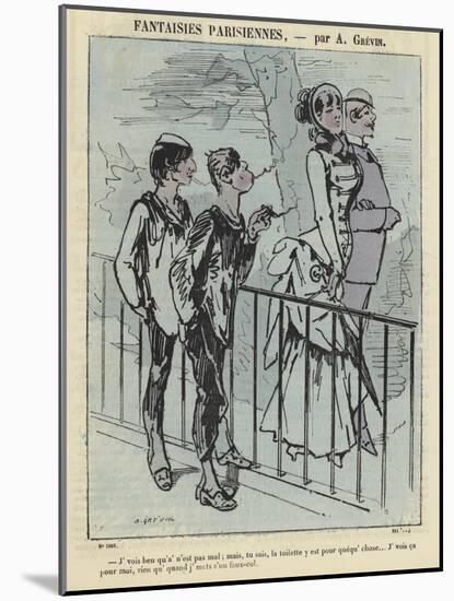 Parisian Fantasies-Alfred Grevin-Mounted Giclee Print