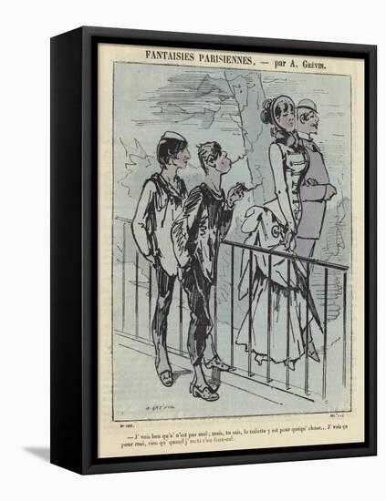 Parisian Fantasies-Alfred Grevin-Framed Stretched Canvas