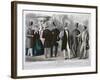 Parisian Fashion Plate for 'Le Progres', June 1864-French School-Framed Giclee Print