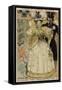 Parisian Fashions, 1896-null-Framed Stretched Canvas