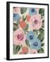 Parisian Floral III Pastel-Silvia Vassileva-Framed Art Print