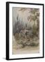 Parisian Fountains-Jean-Marie Amelin-Framed Giclee Print