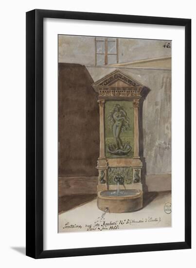 Parisian Fountains-Jean-Marie Amelin-Framed Giclee Print