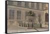 Parisian Fountains-Jean-Marie Amelin-Framed Stretched Canvas