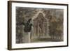 Parisian Fountains-Jean-Marie Amelin-Framed Giclee Print