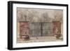 Parisian Fountains-Jean-Marie Amelin-Framed Giclee Print