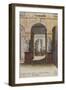 Parisian Fountains-Jean-Marie Amelin-Framed Giclee Print