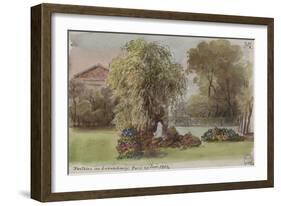 Parisian Fountains-Jean-Marie Amelin-Framed Giclee Print