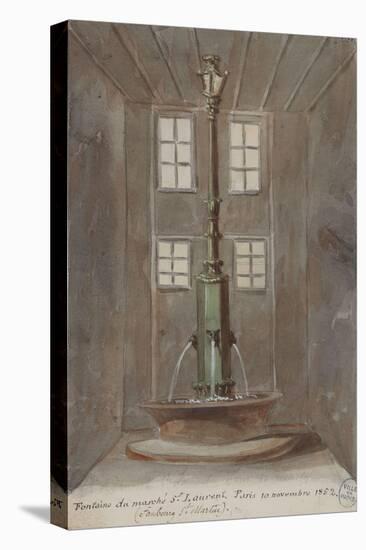 Parisian Fountains-Jean-Marie Amelin-Stretched Canvas