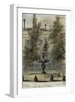 Parisian Fountains-Jean-Marie Amelin-Framed Giclee Print