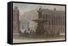 Parisian Fountains-Jean-Marie Amelin-Framed Stretched Canvas