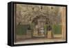 Parisian Fountains-Jean-Marie Amelin-Framed Stretched Canvas