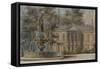 Parisian Fountains-Jean-Marie Amelin-Framed Stretched Canvas