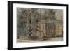 Parisian Fountains-Jean-Marie Amelin-Framed Giclee Print