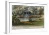 Parisian Fountains-Jean-Marie Amelin-Framed Giclee Print