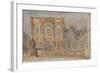 Parisian Fountains-Jean-Marie Amelin-Framed Giclee Print