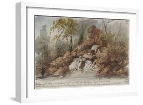 Parisian Fountains-Jean-Marie Amelin-Framed Giclee Print