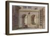 Parisian Fountains-Jean-Marie Amelin-Framed Giclee Print