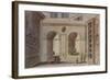 Parisian Fountains-Jean-Marie Amelin-Framed Giclee Print