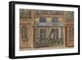 Parisian Fountains-Jean-Marie Amelin-Framed Giclee Print