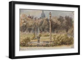 Parisian Fountains-Jean-Marie Amelin-Framed Giclee Print