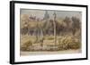 Parisian Fountains-Jean-Marie Amelin-Framed Giclee Print